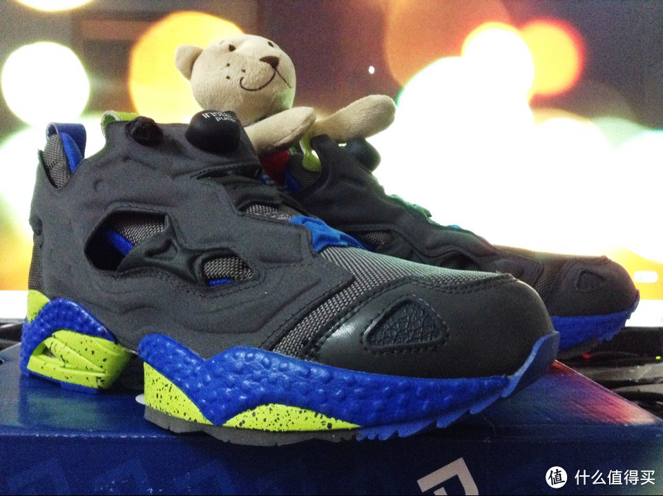 内外兼骚：美淘 Reebok 锐步 Pump Fury 男款跑步鞋 j95964