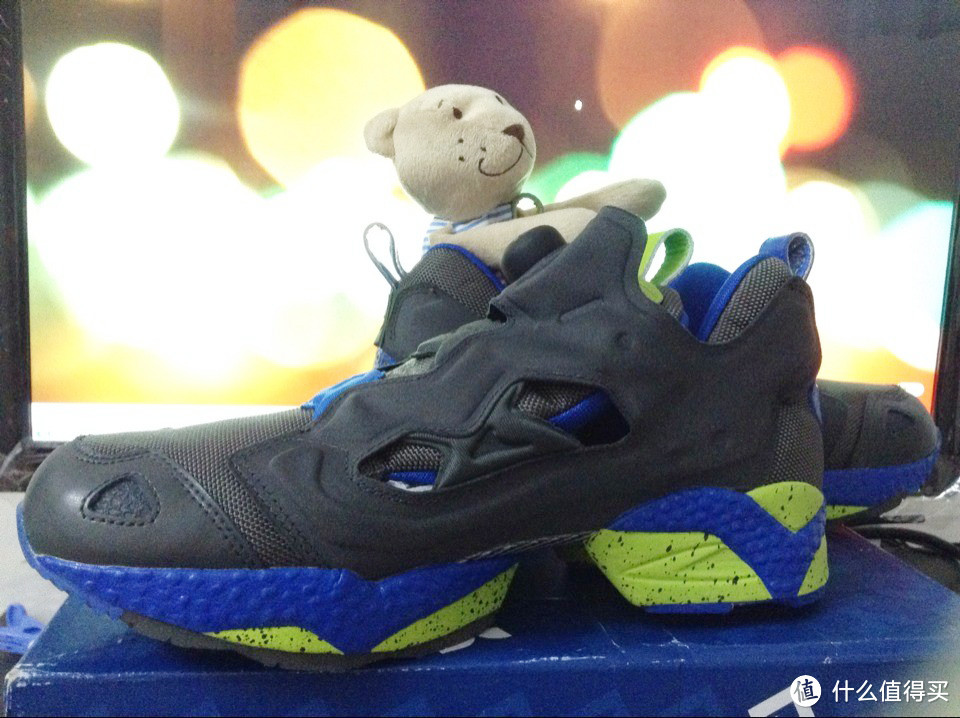 内外兼骚：美淘 Reebok 锐步 Pump Fury 男款跑步鞋 j95964