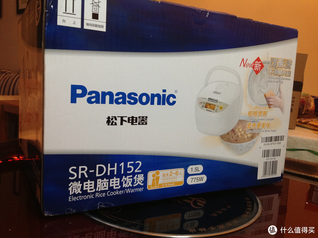 民以食为天 ：Panasonic 松下 SR-DH152 备长炭系列 电脑版电饭煲