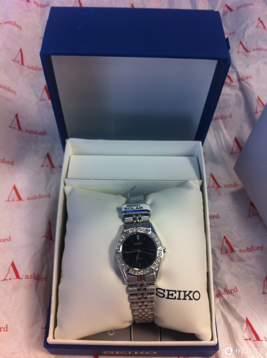 送给妈妈的SEIKO 精工 Solar SUP091 女款光动能时尚腕表