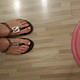 Nine West 玖熙 麂皮单鞋、女士凉鞋 +  Calvin Klein 凯文克莱 Janine Cheetah Thong Sandal 女式凉鞋