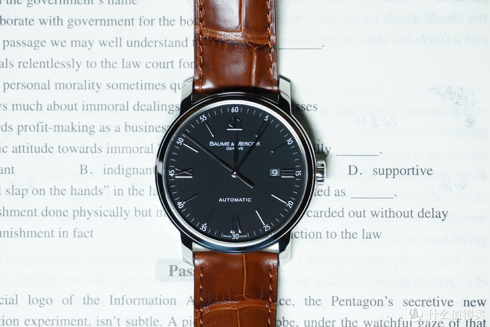 小wi的晒单：Baume & Mercier 名仕 Classima 克莱斯麦系列 男款 自动机械 计时腕表 MOA08590