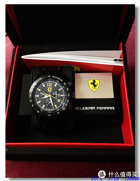 手表有了，就差车了！！Ferrari 法拉利 SCUDERIA FERRARI GUN CHRONO GRAY 男款腕表