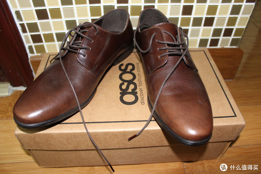ASOS国内官网购入 ASOS 男式德比款真皮皮鞋