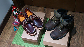 Timberland 天木兰 Chocorua Trail Gore-Tex 女款中帮徒步靴 + 天木兰 男士经典船鞋，呆萌小黄人友情出镜