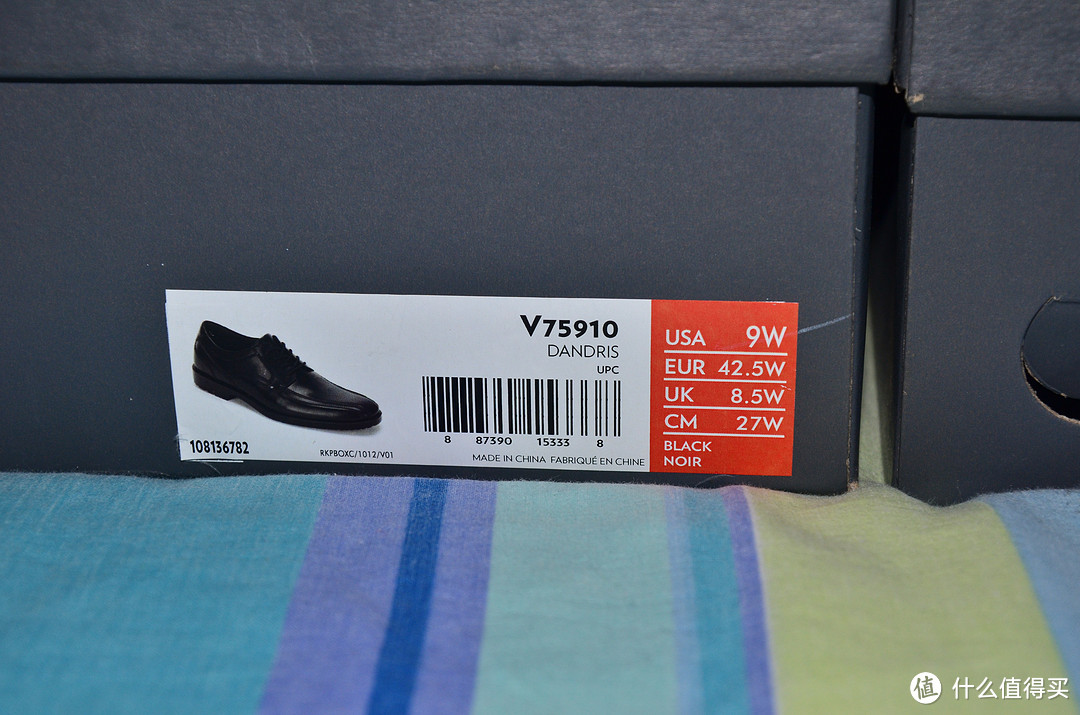 Rockport 乐步 Dandris Bike Toe Oxford 男款正装皮鞋