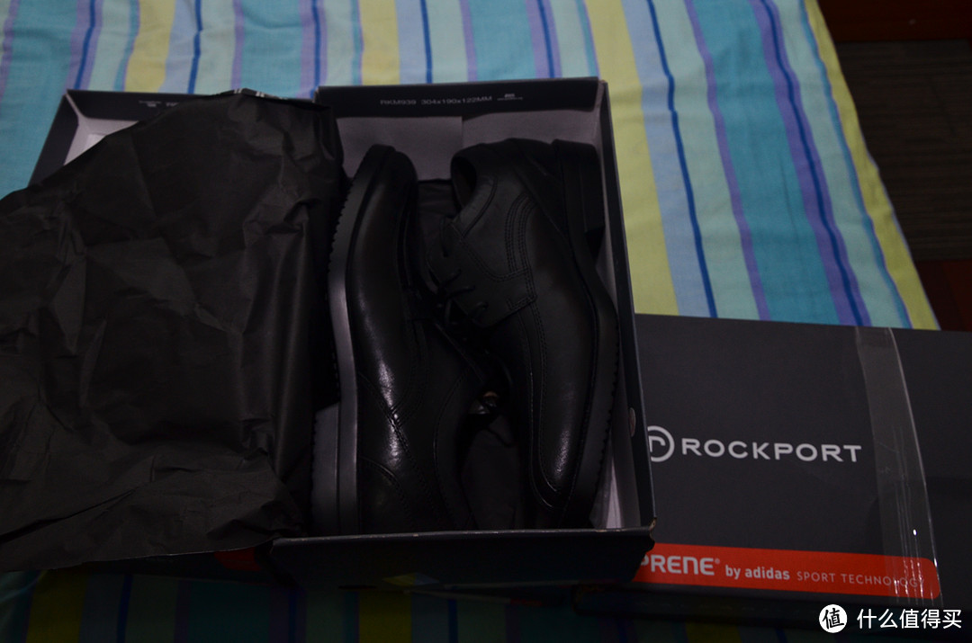 Rockport 乐步 Dandris Bike Toe Oxford 男款正装皮鞋