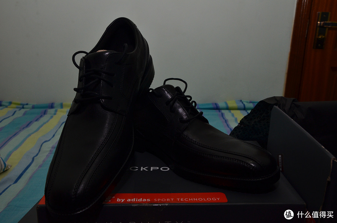 Rockport 乐步 Dandris Bike Toe Oxford 男款正装皮鞋