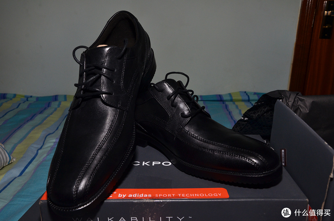 Rockport 乐步  Dandris Bike Toe Oxford 男款正装皮鞋