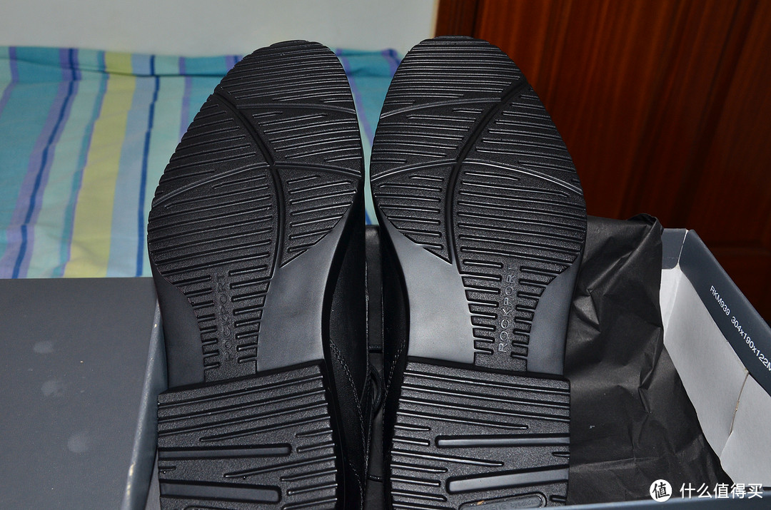 Rockport 乐步 Dandris Bike Toe Oxford 男款正装皮鞋
