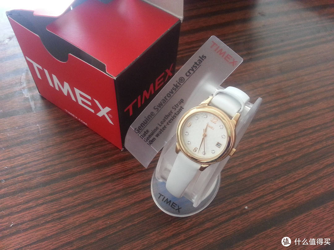 Timex 天美时 T2N449 女士镶水钻腕表