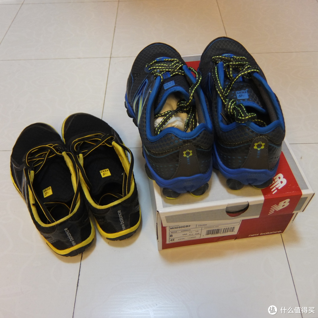 两双New Balance 新百伦 赤足跑鞋：MR20v1 和 Minimus M3090