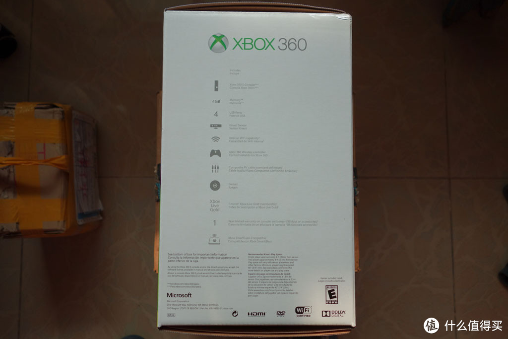 美亚 Xbox 360E 4GB +Kinect 套装 入手