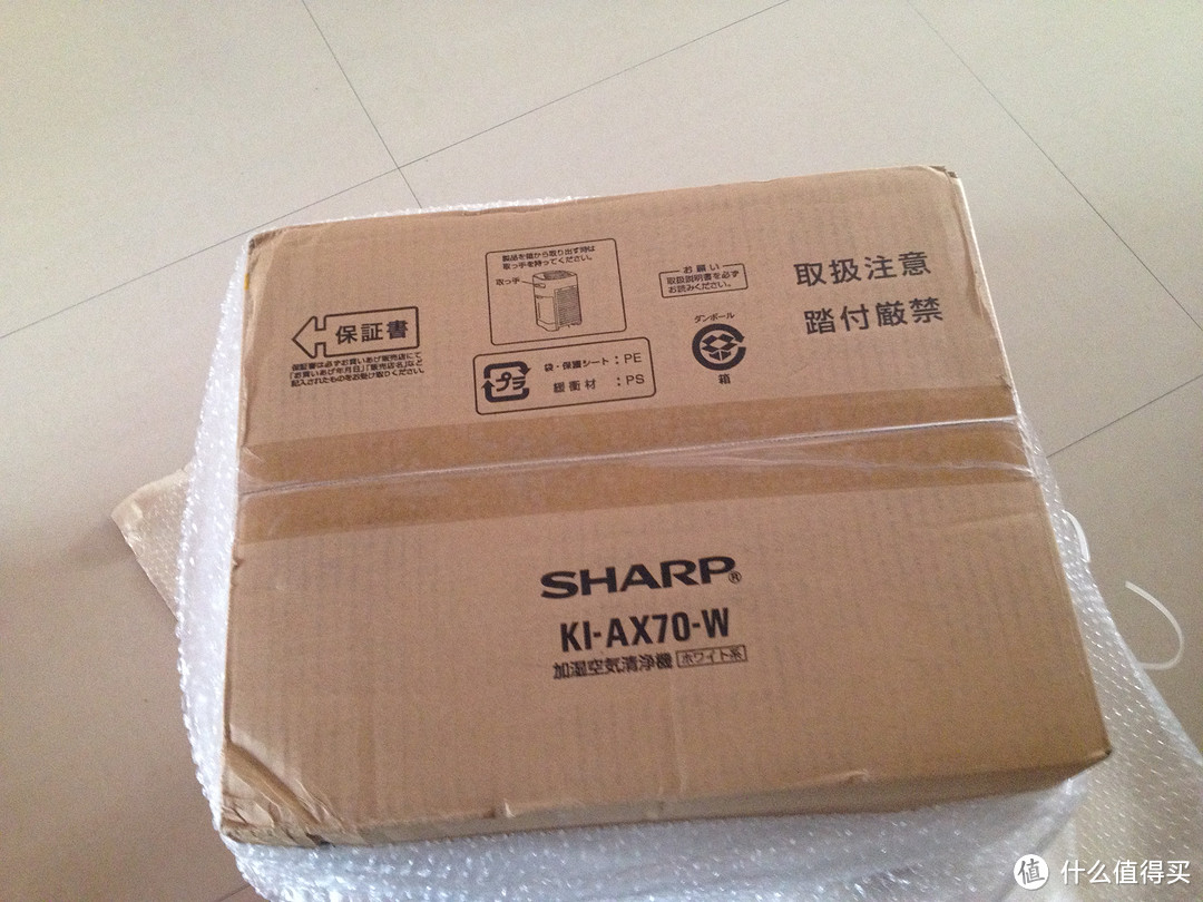 SHARP 夏普KI-AX70 空气净化器 开箱