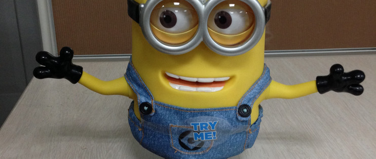 despicableme2卑鄙的我2talkingfiguredave小黄人9英寸珍藏版