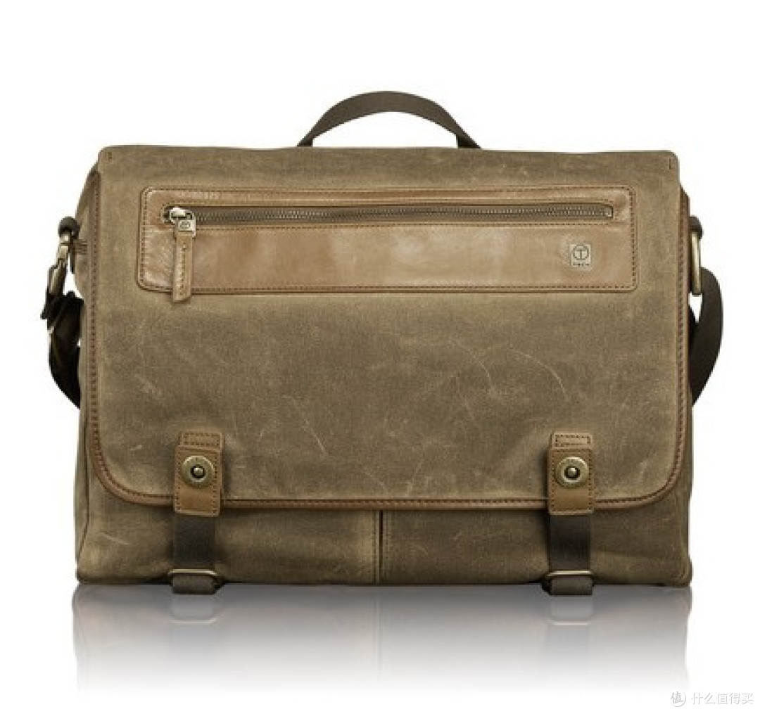 #2014情人节特辑#给越来越好的你:Tumi Luggage T-tech Forge Pueblo Top Zip Flap 男士单肩包