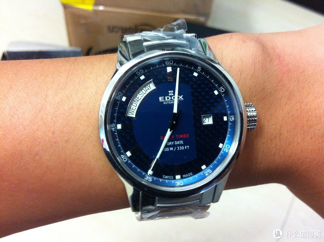 EDOX 依度 WRC Rally系列 男款 机械腕表 83009-3-BUIN