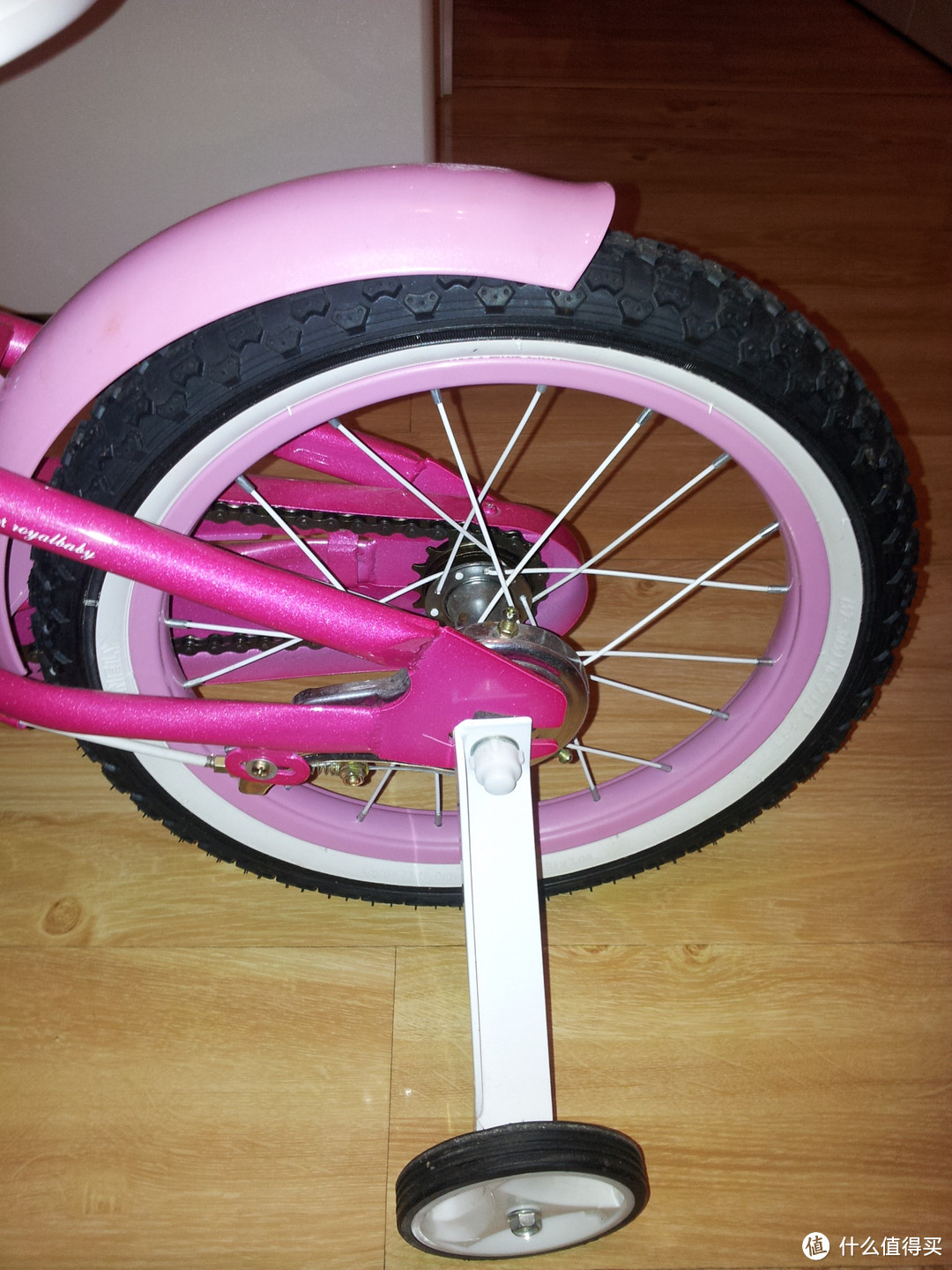 女儿的生日礼物：Royalbaby 优贝16寸 儿童自行车