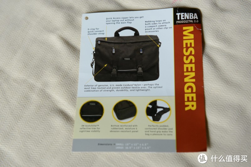 TENBA 天霸 信使系列 Messenger 单反相机包