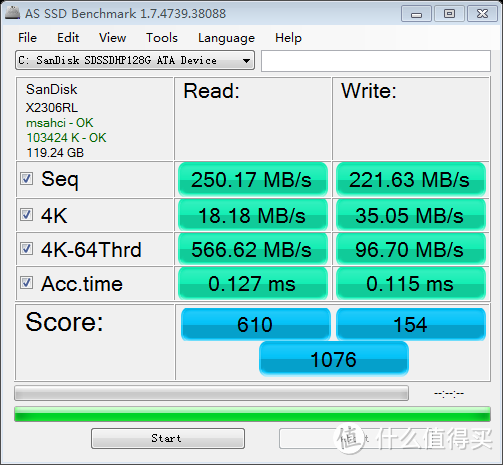 Ass SSD benchmark测试