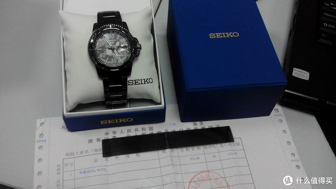 迷彩控乱入：Ashford直邮 SEIKO 精工 5 Sports 男款机械表 SRP225K1