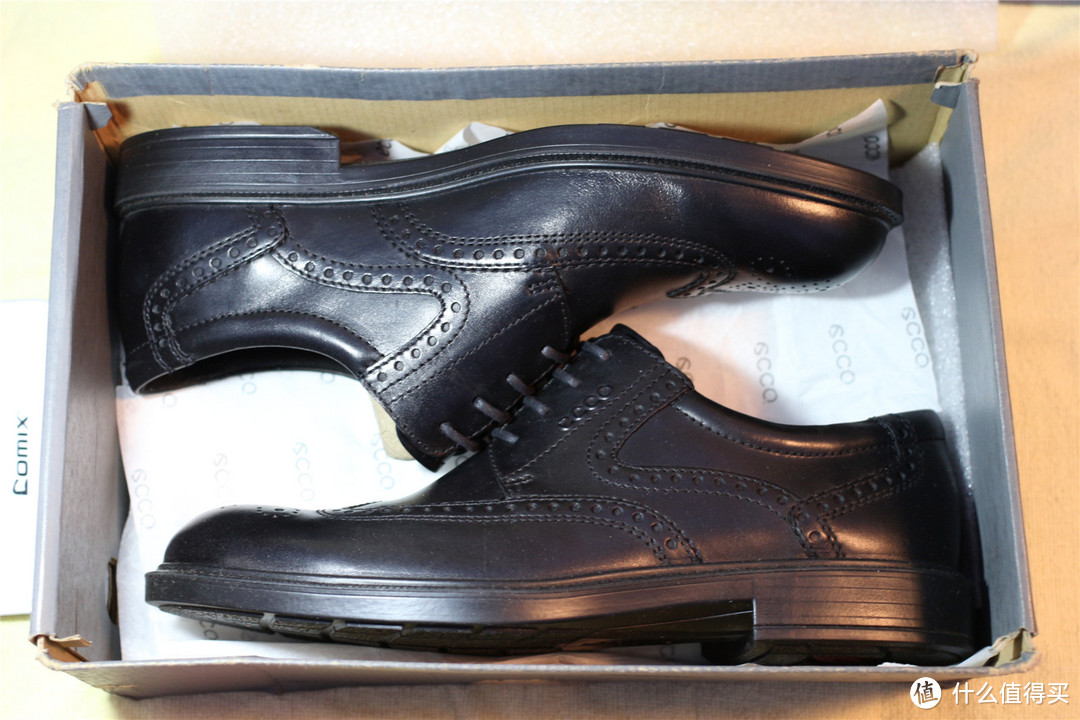 ecco 爱步 Atlanta Wing Tip Oxford 男款正装系带皮鞋，一波三折的海淘