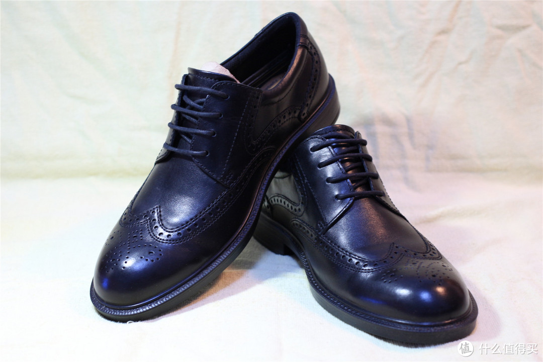 ecco 爱步 Atlanta Wing Tip Oxford 男款正装系带皮鞋，一波三折的海淘