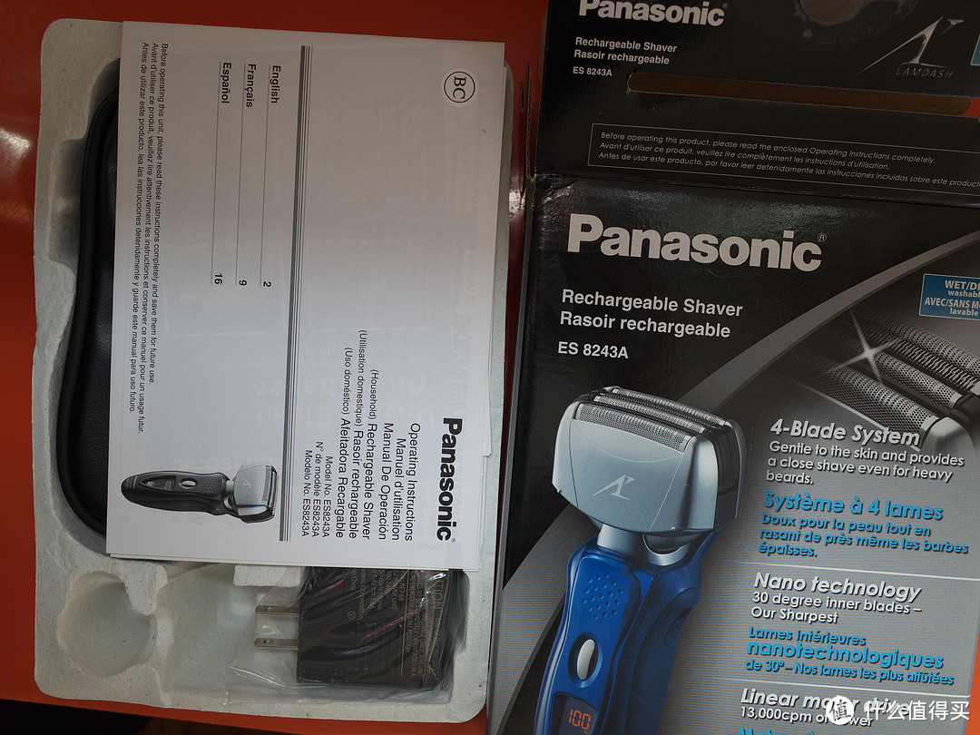 Panasonic 松下 ES8243A 电动剃须刀