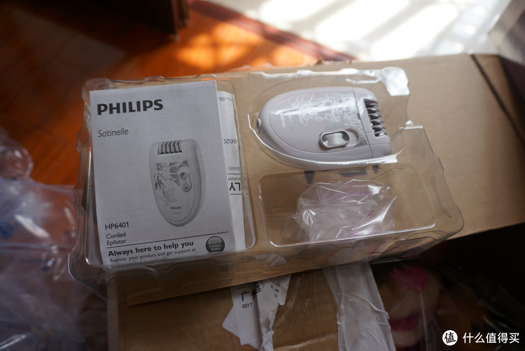 女汉纸也有春天：Philips HP6401 飞利浦女士拔毛器