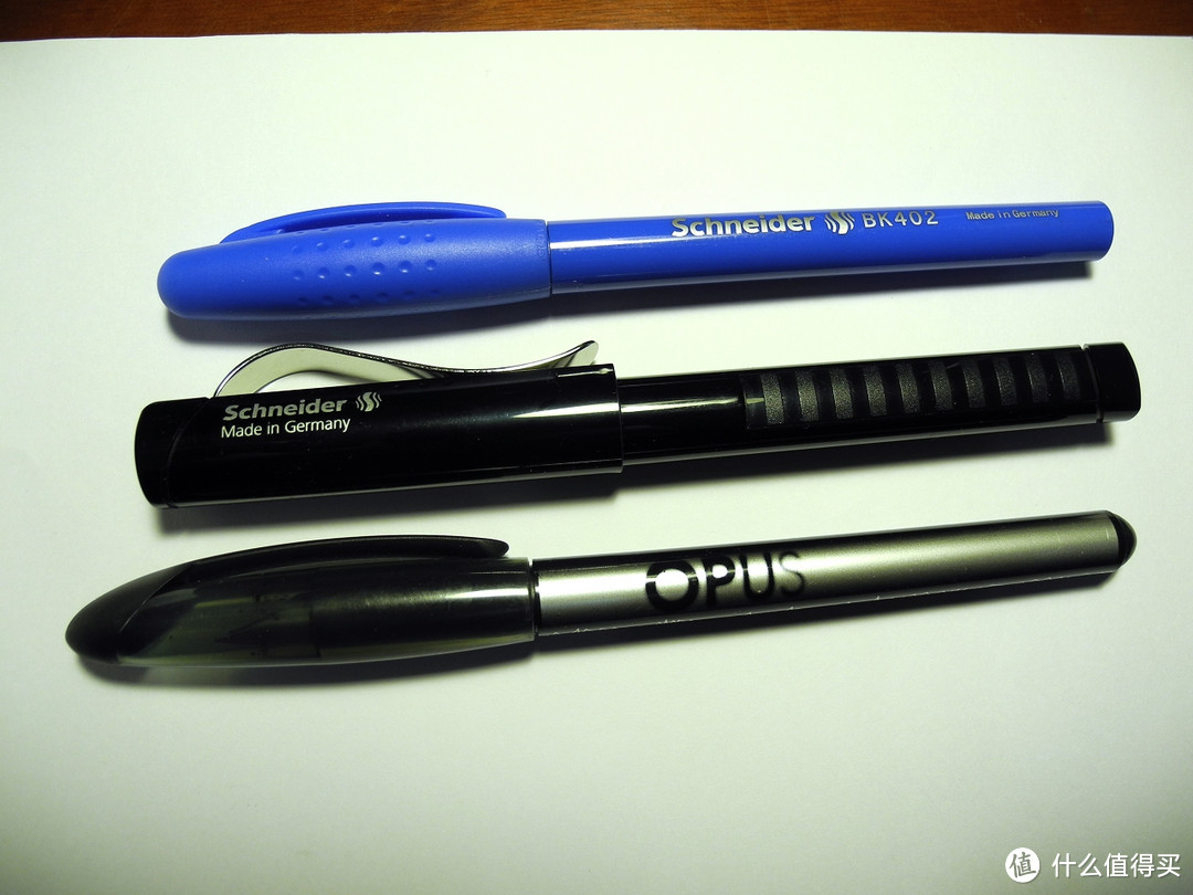三款 SCHNEIDER 施耐德钢笔：Base 、OPUS、BK402