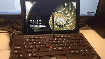 Lenovo 联想 Thinkpad Tablet 2 Win8平板 + 小红点蓝牙键盘
