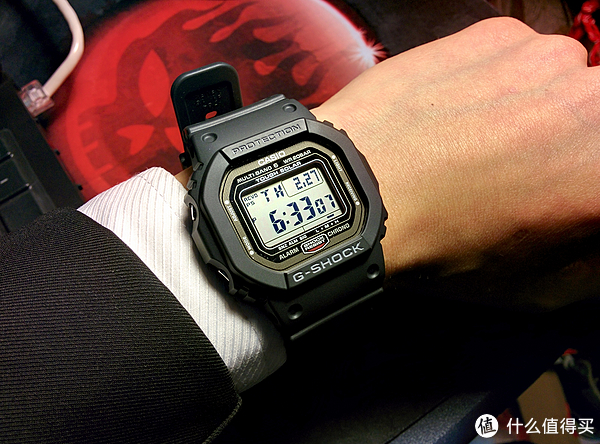 被逼入手 casio 卡西歐 g-shock gw-5000-1jf 太陽能六局電波表