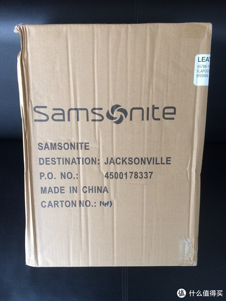 Samsonite 新秀丽 Colombian Leather Flapover 公文包