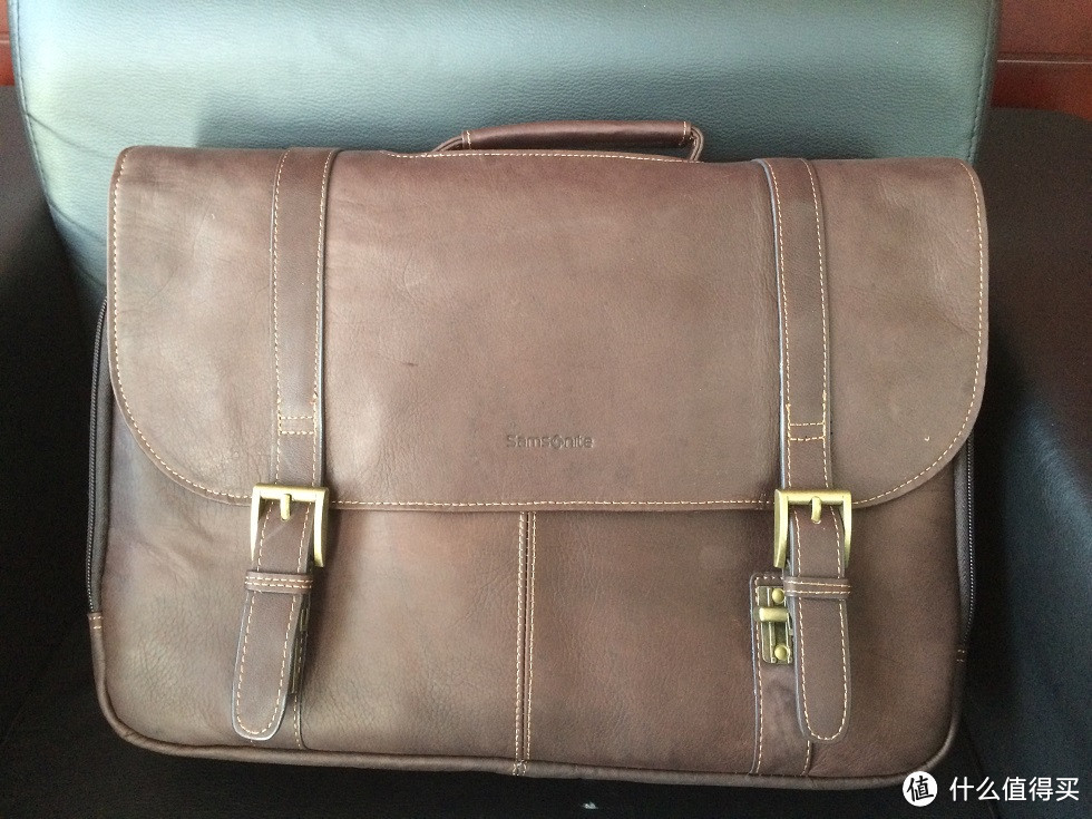 Samsonite 新秀丽 Colombian Leather Flapover 公文包