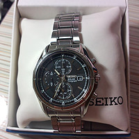 SEIKO 精工 SSC001 光动能计时腕表