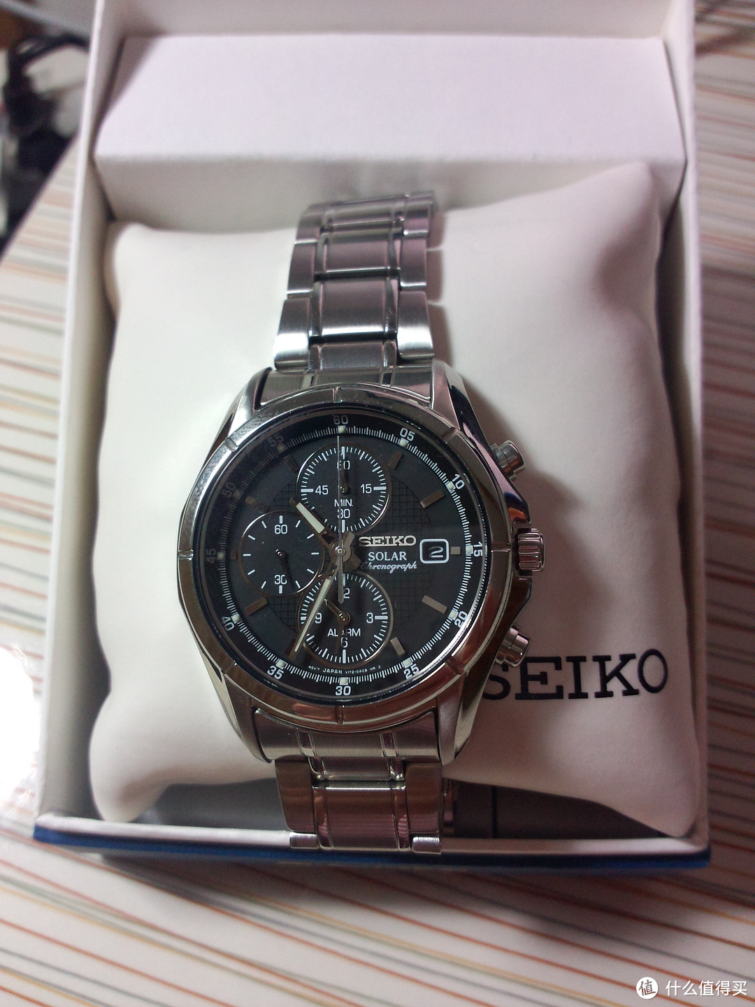 SEIKO 精工 SSC001 光动能计时腕表