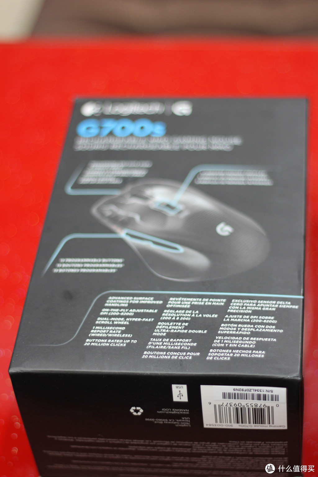 三只老鼠：Logitech 罗技 G700s 无线游戏鼠标 + SteelSeries 赛睿 Diablo III 暗黑3 游戏鼠标、WOW 魔兽世界 游戏鼠标