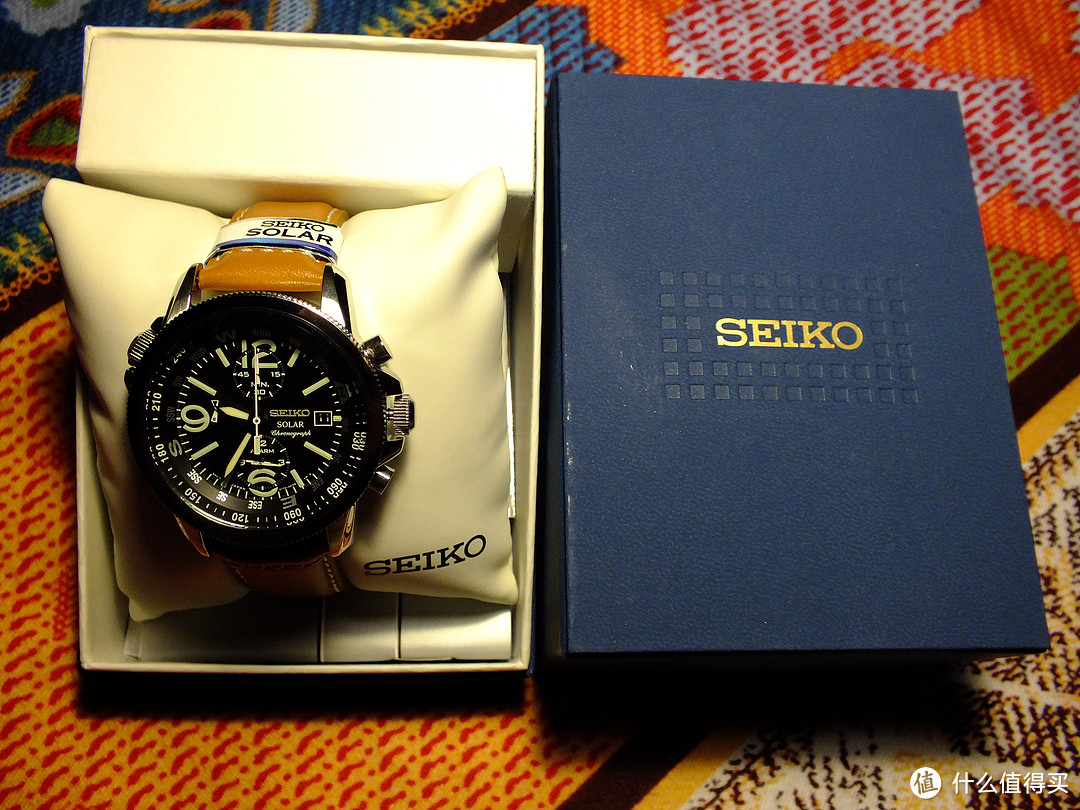 菜鸟的第一次海淘：SEIKO 精工 SSC081 男款 光动能腕表