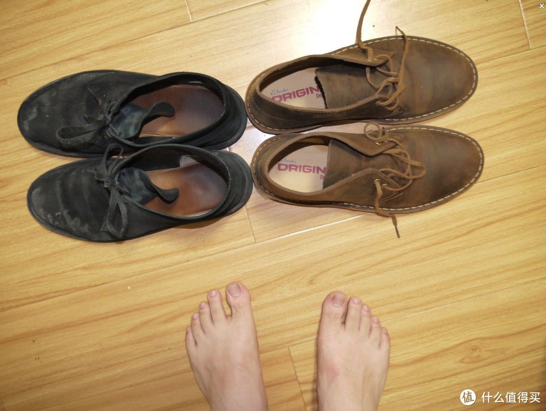 【真人秀】我与鞋子才是真爱： Clarks 其乐 Originals 情侣款沙漠靴 + Cole Haan Glenn Chukka Boot 男靴