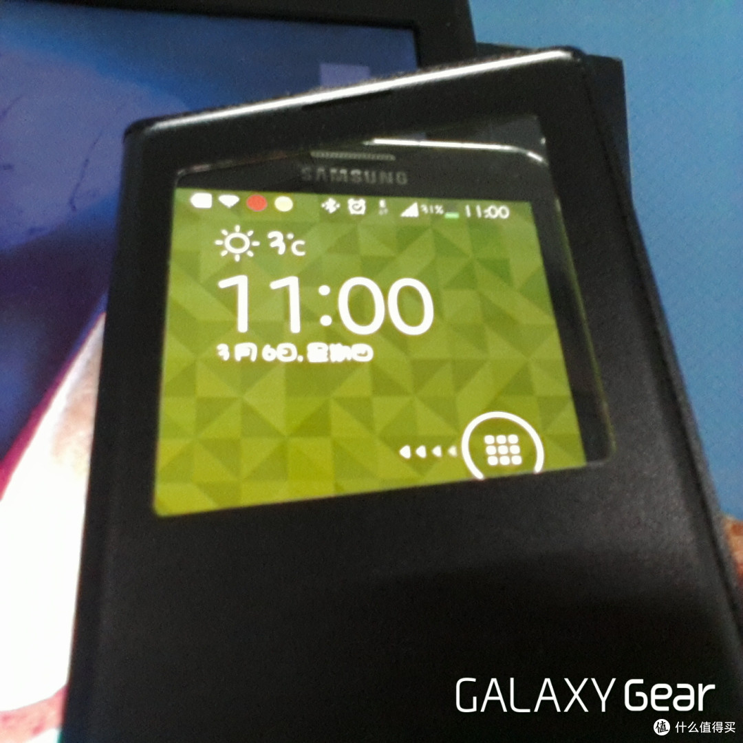 海淘 Samsung 三星 Note3 S View 无线充电智能保护套