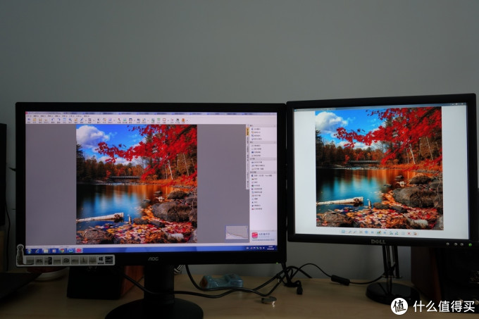从19寸直接跨越到27寸:aoc q2770pqu 27英寸液晶显示器