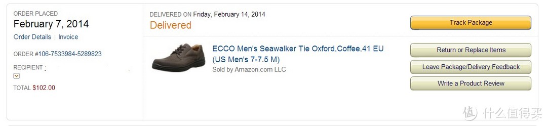 ECCO 爱步 Seawalker Tie Oxford 男士休闲皮鞋