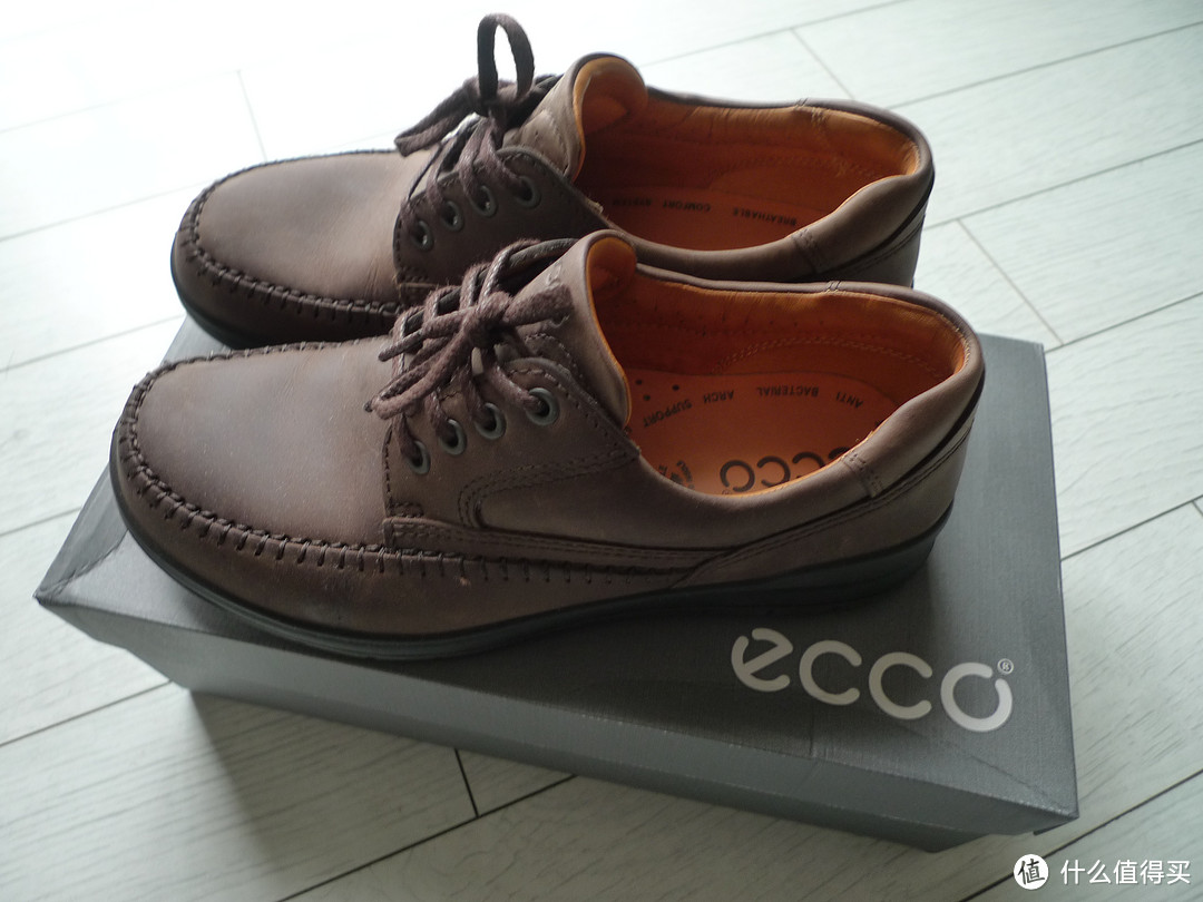 ECCO 爱步 Seawalker Tie Oxford 男士休闲皮鞋