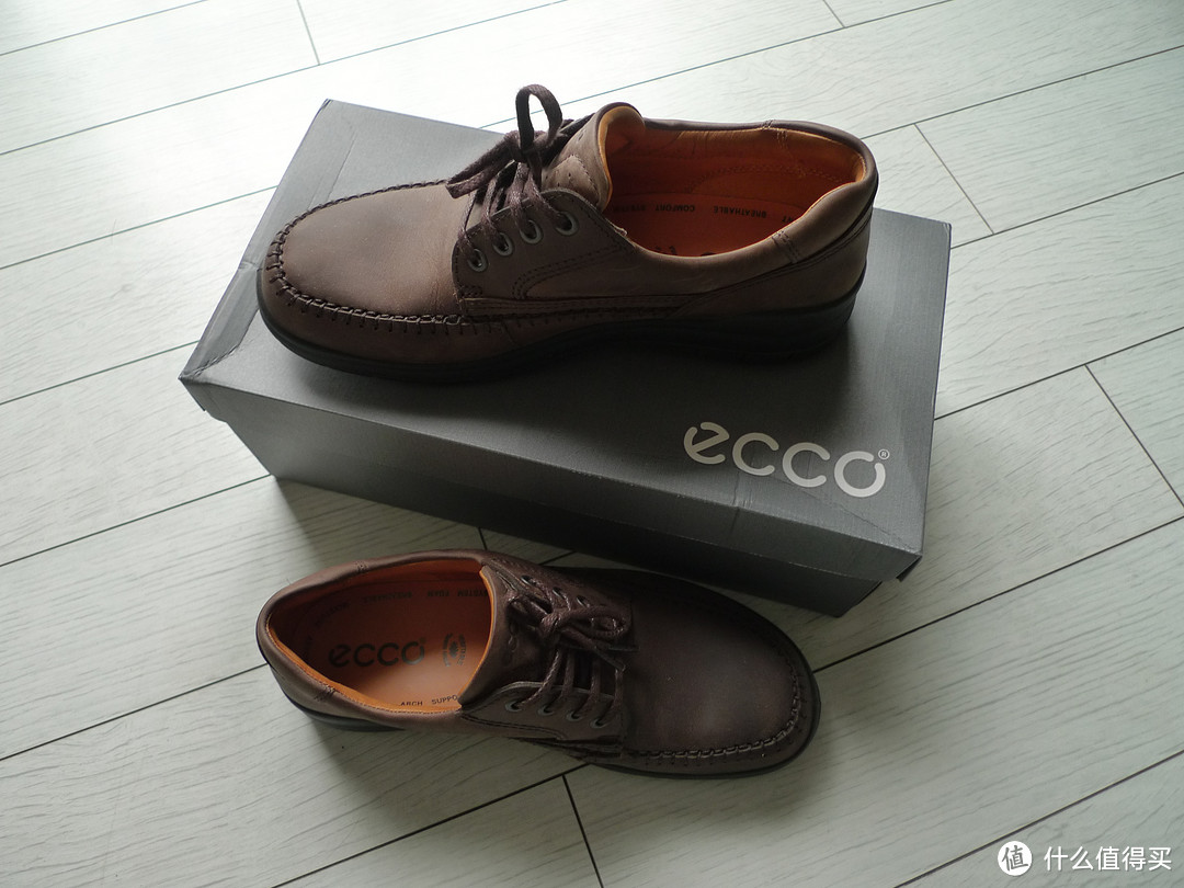 ECCO 爱步 Seawalker Tie Oxford 男士休闲皮鞋