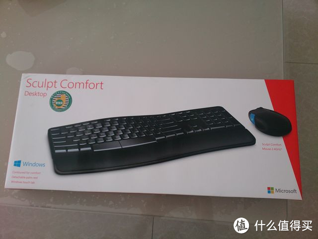 办公族必备：Microsoft 微软 人体工学桌面舒适无线键鼠套装 & Sculpt 舒适滑控蓝牙鼠标