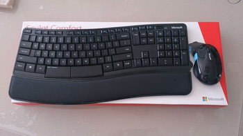 办公族必备：Microsoft 微软 人体工学桌面舒适无线键鼠套装 & Sculpt 舒适滑控蓝牙鼠标