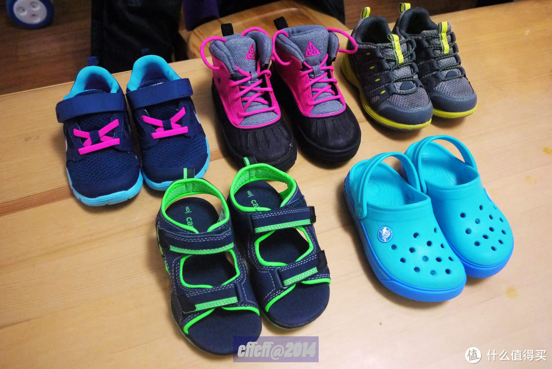 一大波Carter’s 童装、童鞋和一小撮不明真相的nike童鞋、Crocs洞洞鞋