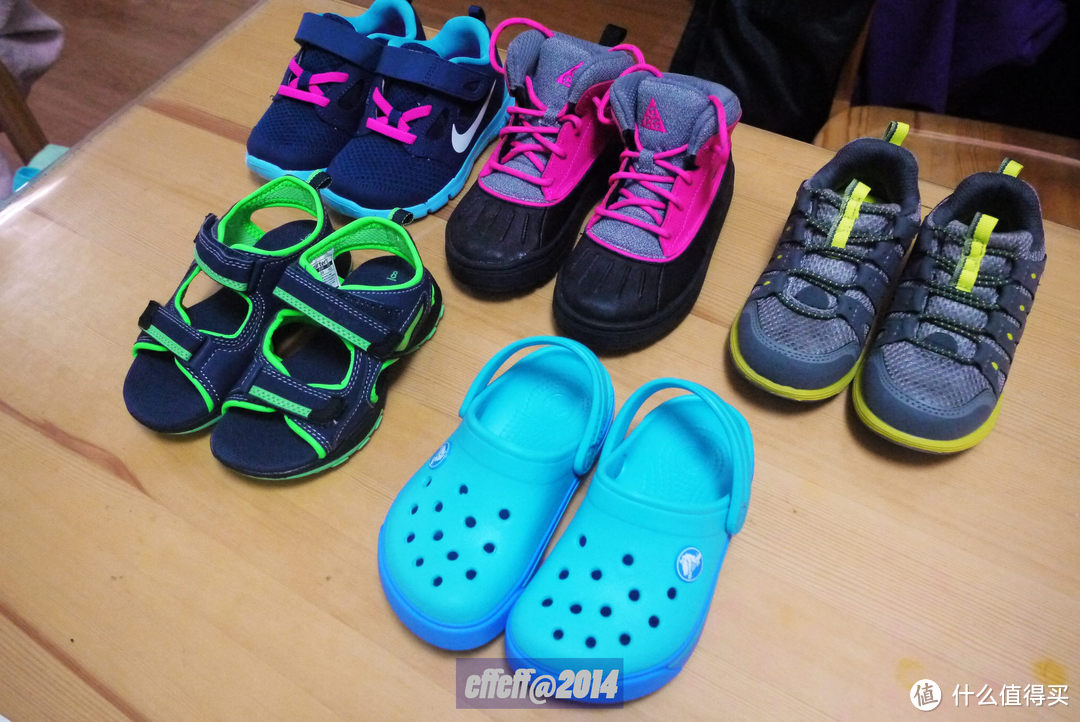 一大波Carter’s 童装、童鞋和一小撮不明真相的nike童鞋、Crocs洞洞鞋