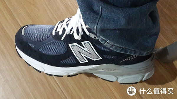 New Balance 新百伦 M990 V3 第三代总统慢跑鞋海军蓝 两周到手