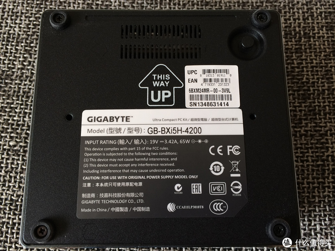 Gigabyte 技嘉 Brix UltraPC 紧凑型准系统电脑